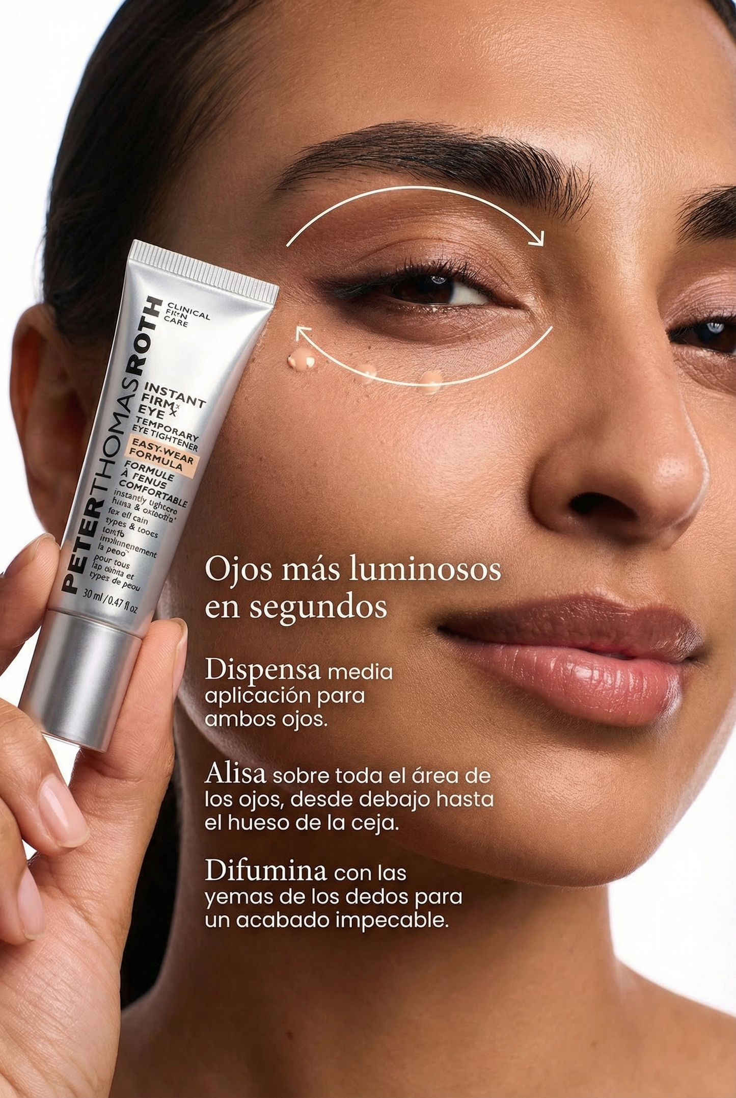 Reafirmante Instantáneo para ojeras con fórmula de fácil aplicación (efecto inmediato)